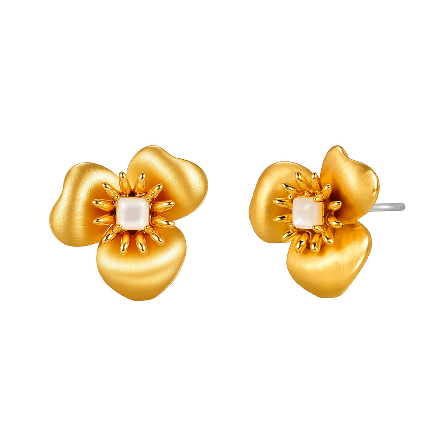 The Pink Box Floral Earrings