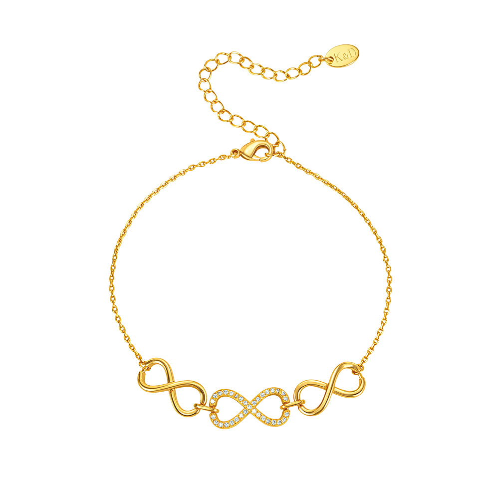 The Pink Box Infinity Chain Bracelet
