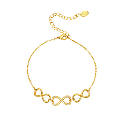 The Pink Box Infinity Chain Bracelet