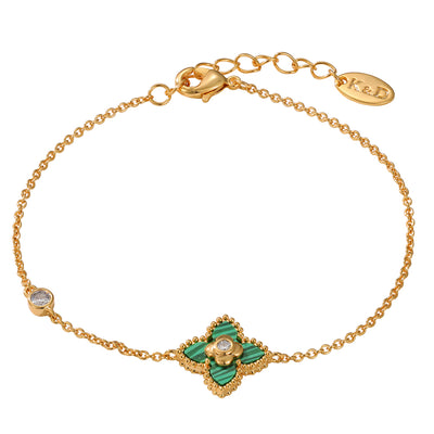 The Pink Box Malachite Style Bracelet