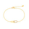 The Pink Box Paperclip Bracelet