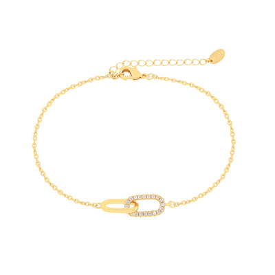 The Pink Box Paperclip Bracelet
