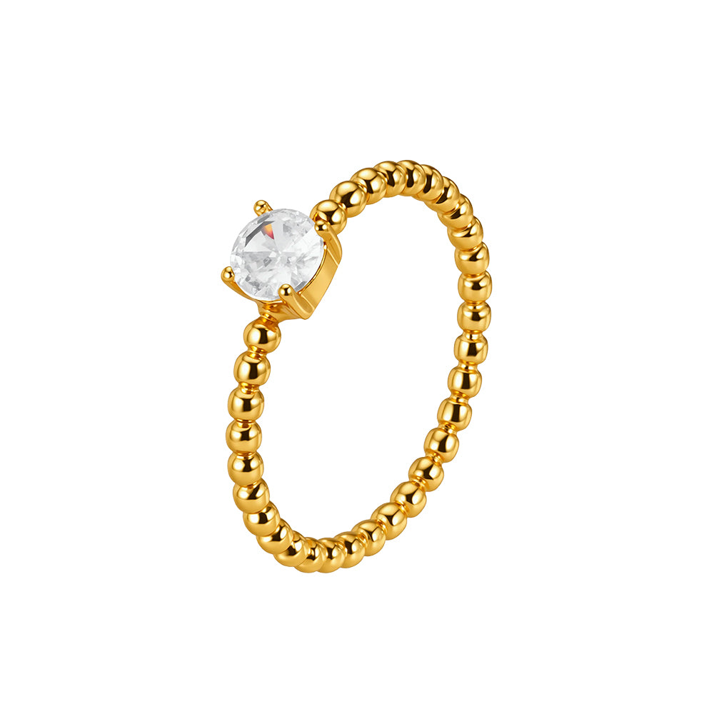 The Pink Box Solitaire Ring #8