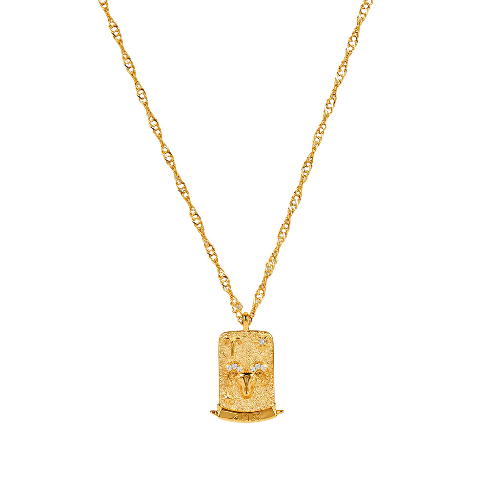 The Pink Box Zodiac Necklace - Aries