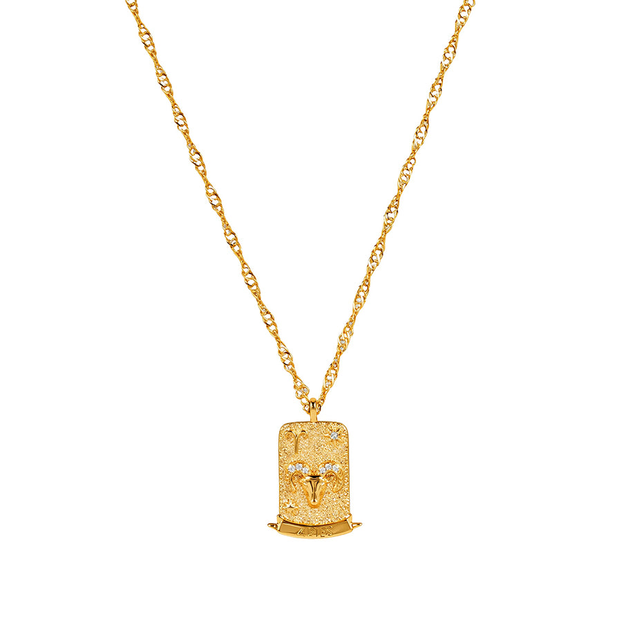 The Pink Box Zodiac Necklace - Aries