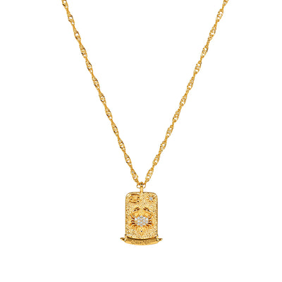 The Pink Box Zodiac Necklace - Cancer