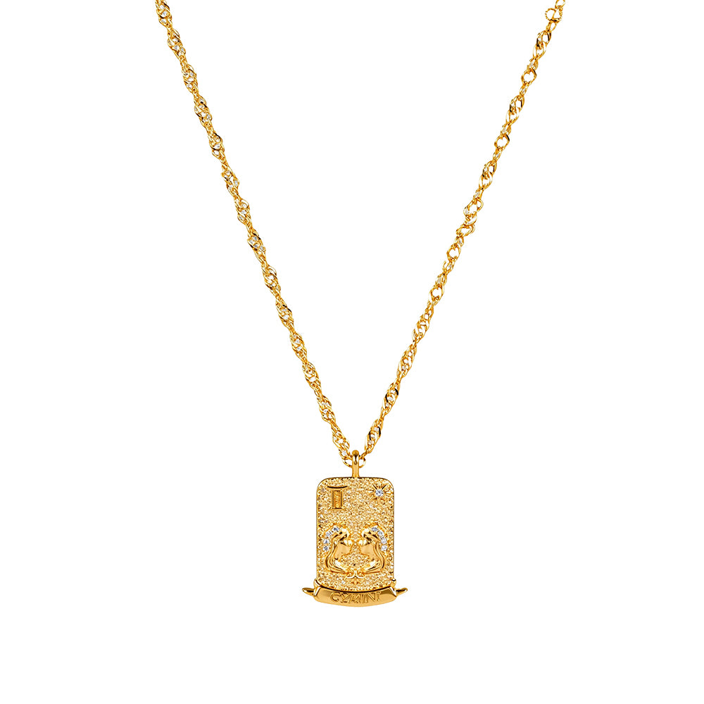 The Pink Box Zodiac Necklace - Gemini