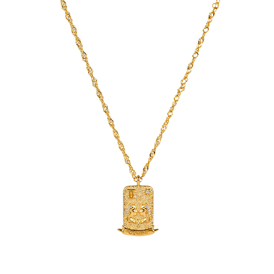 The Pink Box Zodiac Necklace - Gemini