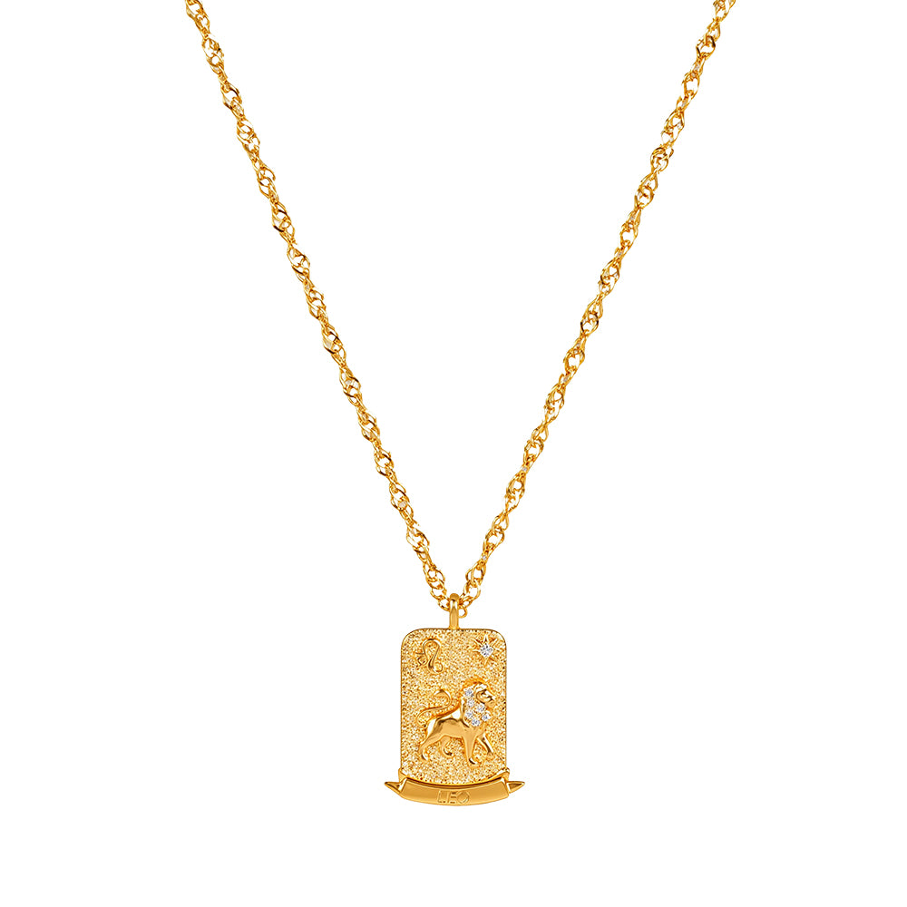 The Pink Box Zodiac Necklace - Leo
