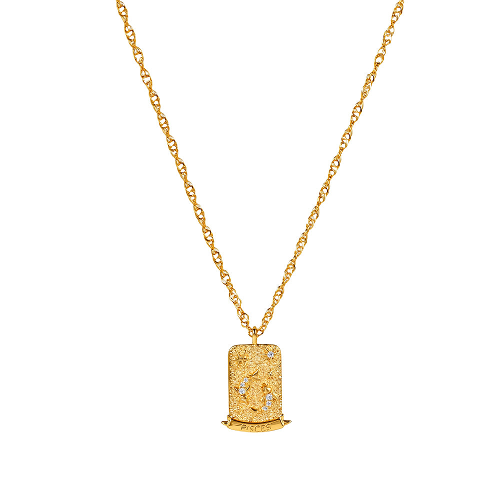 The Pink Box Zodiac Necklace - Pisces