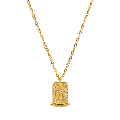 The Pink Box Zodiac Necklace - Sagittarius