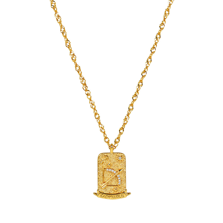 The Pink Box Zodiac Necklace - Sagittarius
