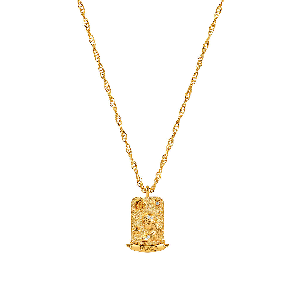 The Pink Box Zodiac Necklace - Virgo
