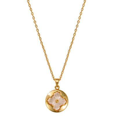 The Pink Box Mother of Pearl Pendant