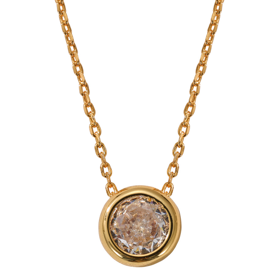 The Pink Box Solitaire Pendant
