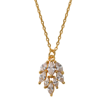 The Pink Box Crystal Drop Pendant
