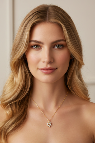 The Pink Box Crystal Drop Pendant