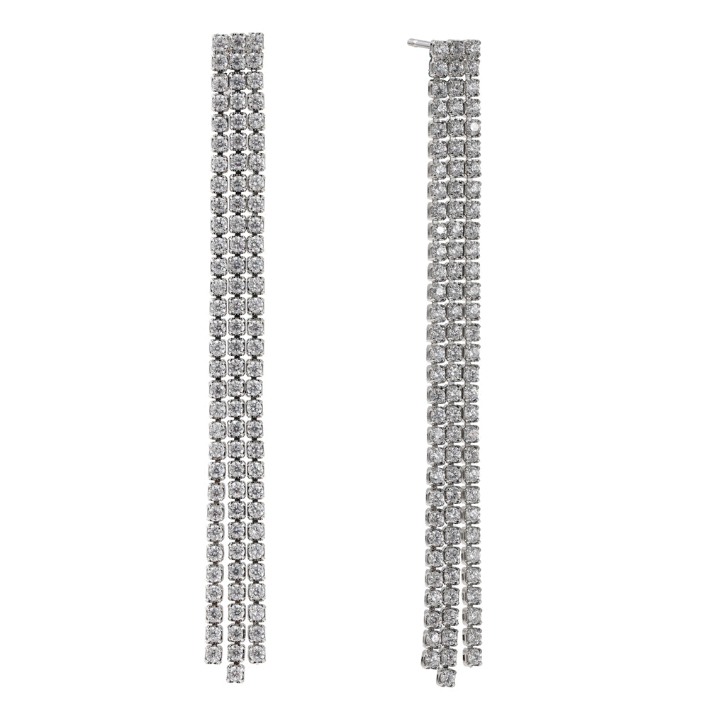 Morgan Crystal Drop Earrings