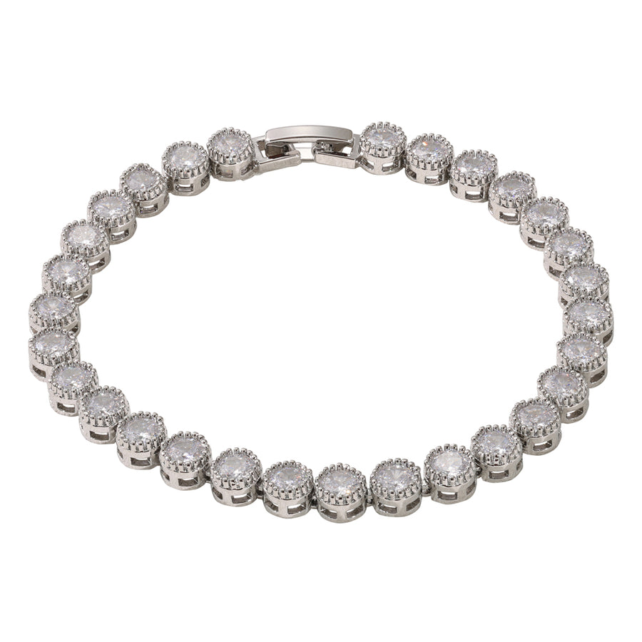 Danna Silver Tennis Bracelet