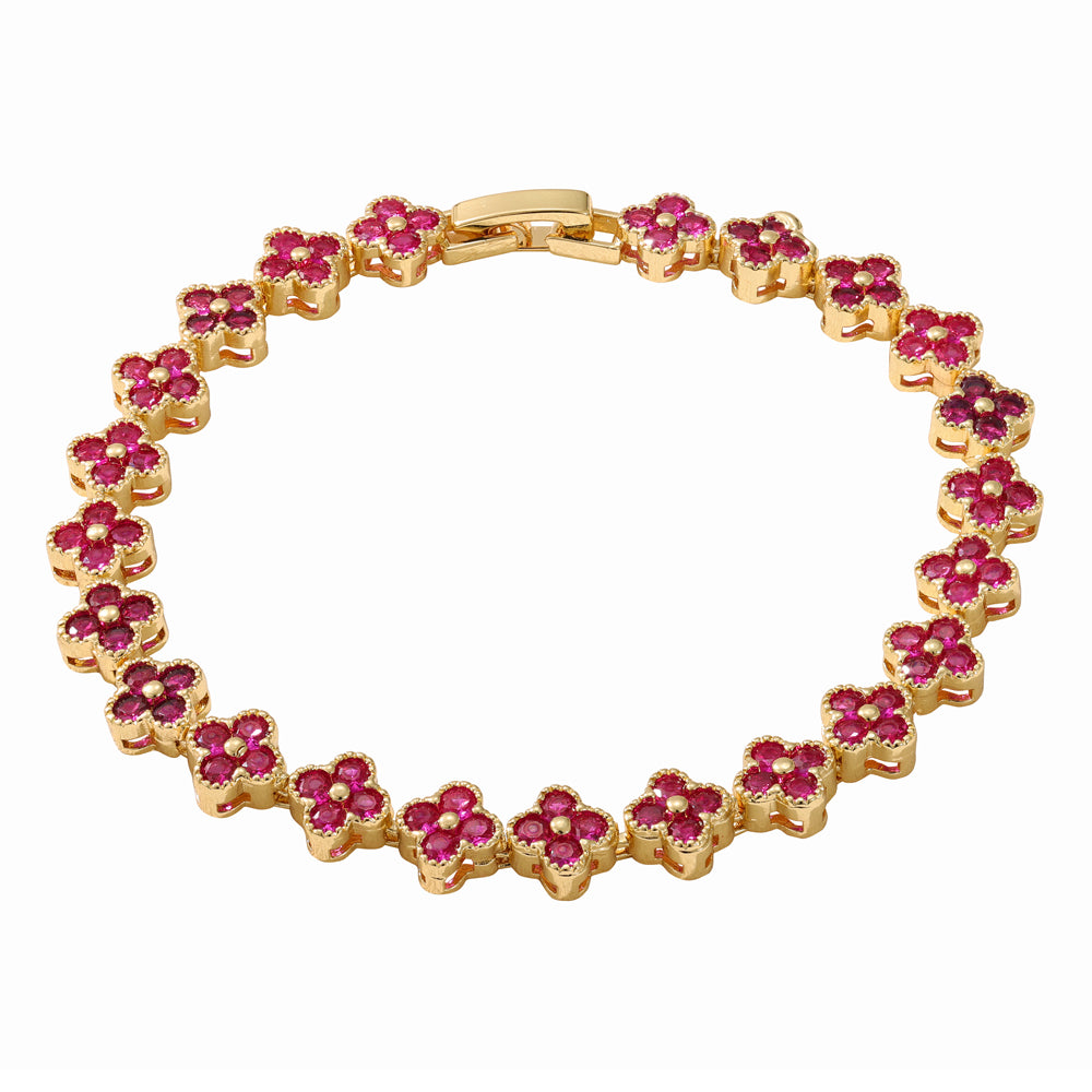Rose Clover Bracelet