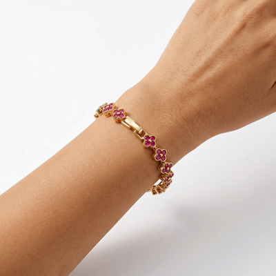 Rose Clover Bracelet