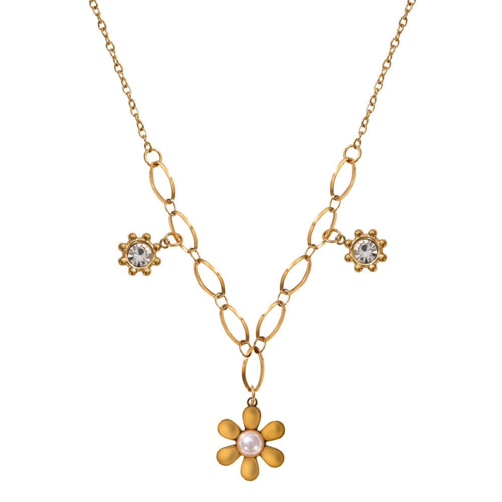 Floral Charm Necklace