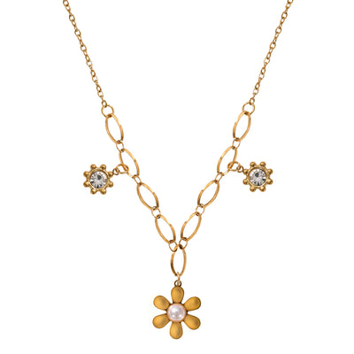 Floral Charm Necklace