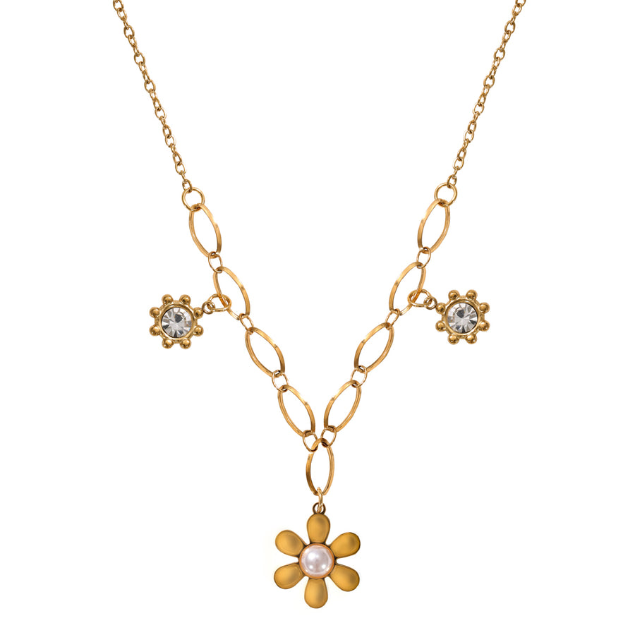 Floral Charm Necklace
