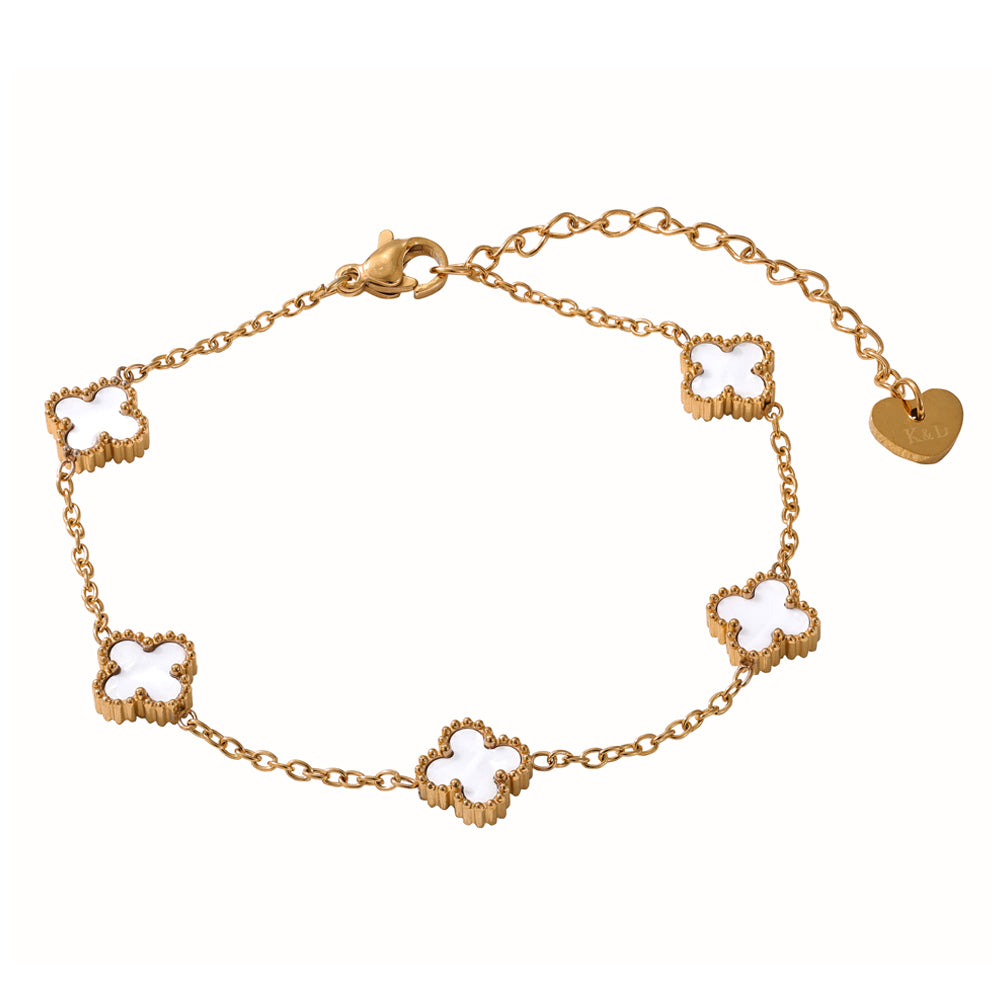 White Clover Bracelet