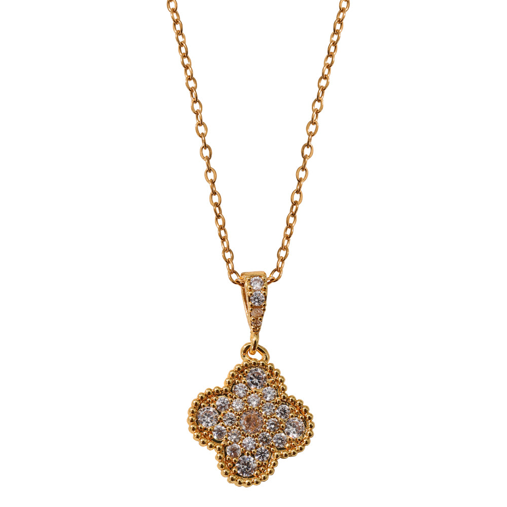 Rowyn Crystal Clover Pendant
