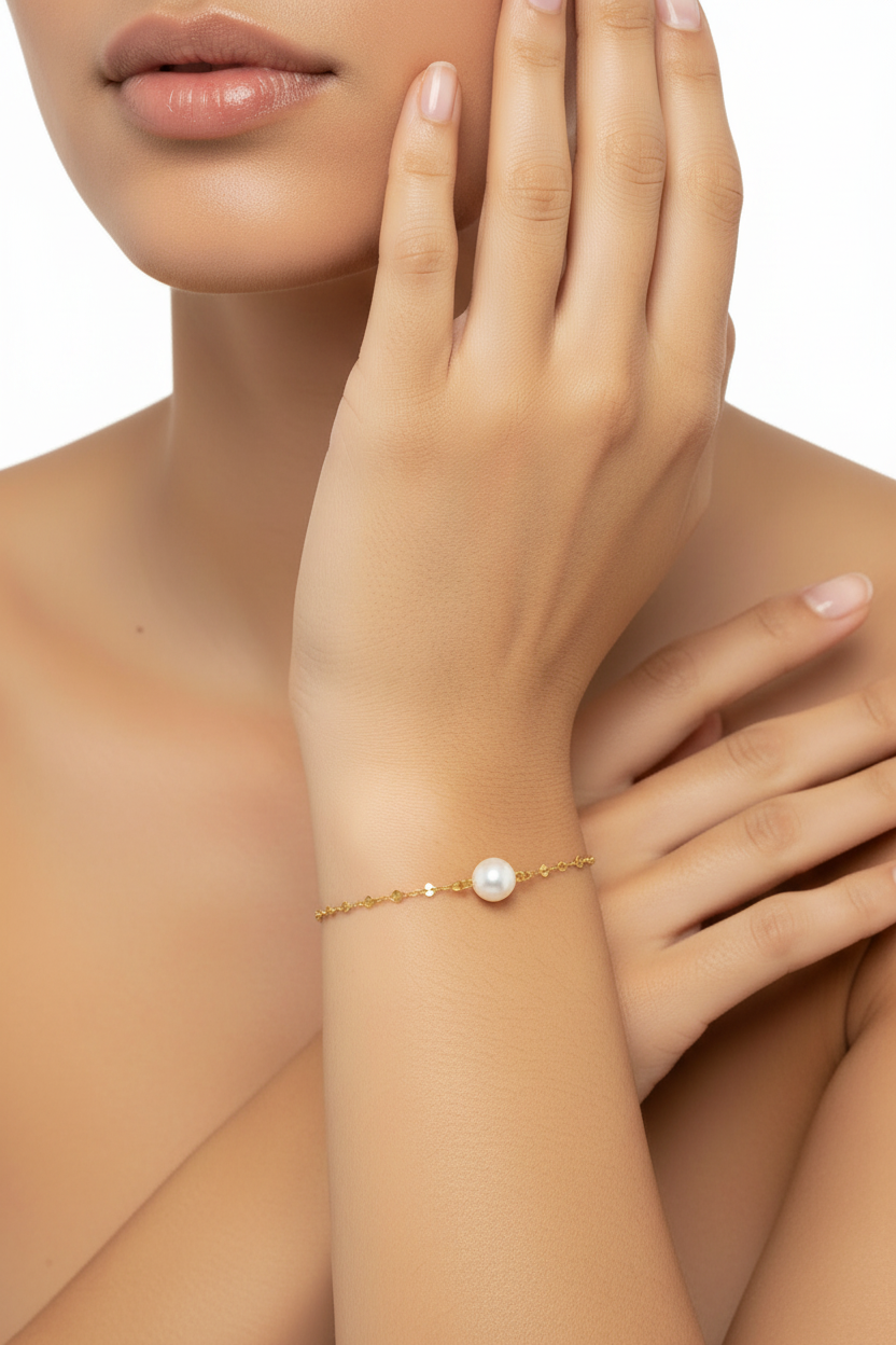 Single Pearl Bracelet