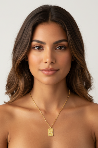 The Pink Box Zodiac Necklace - Aquarius
