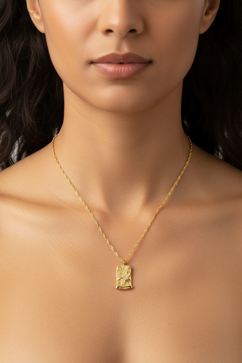 The Pink Box Zodiac Necklace - Scorpio