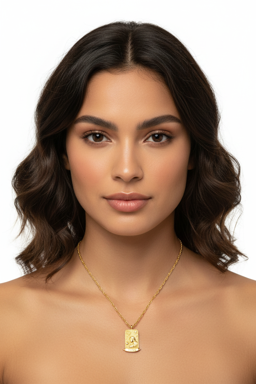 The Pink Box Zodiac Necklace - Virgo