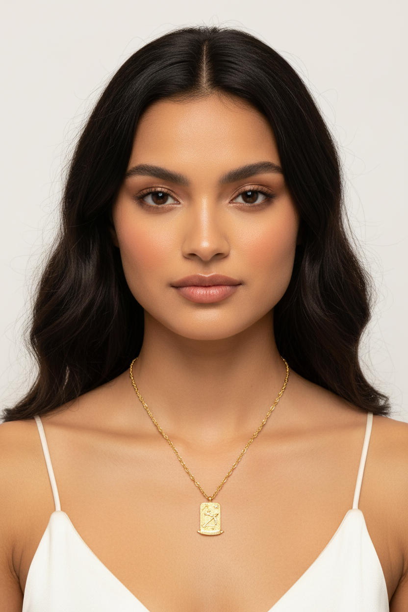 The Pink Box Zodiac Necklace - Sagittarius