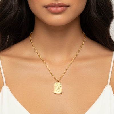 The Pink Box Zodiac Necklace - Sagittarius