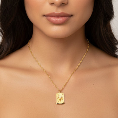 The Pink Box Zodiac Necklace - Aries