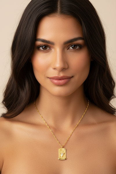 The Pink Box Zodiac Necklace - Taurus