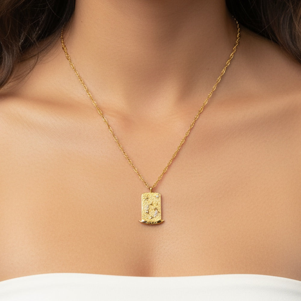 The Pink Box Zodiac Necklace - Pisces