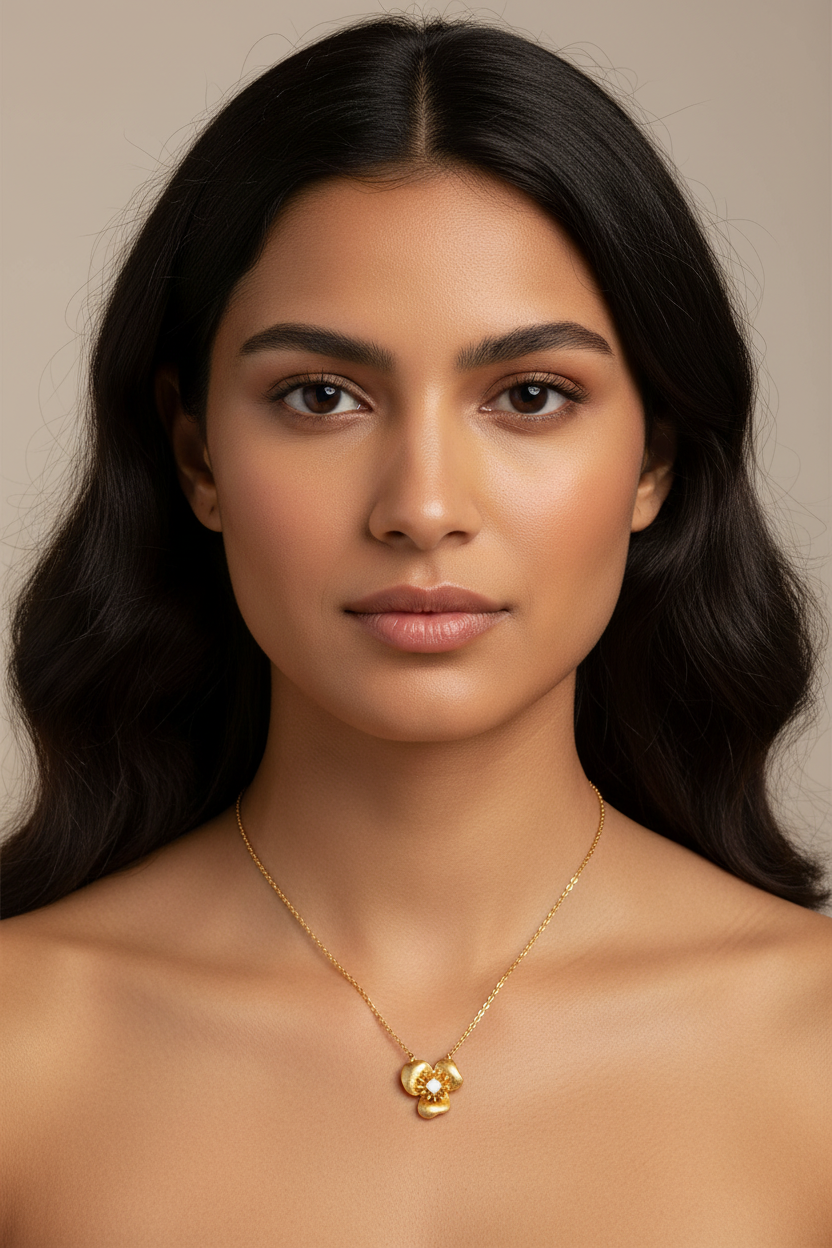 The Pink Box Floral Necklace