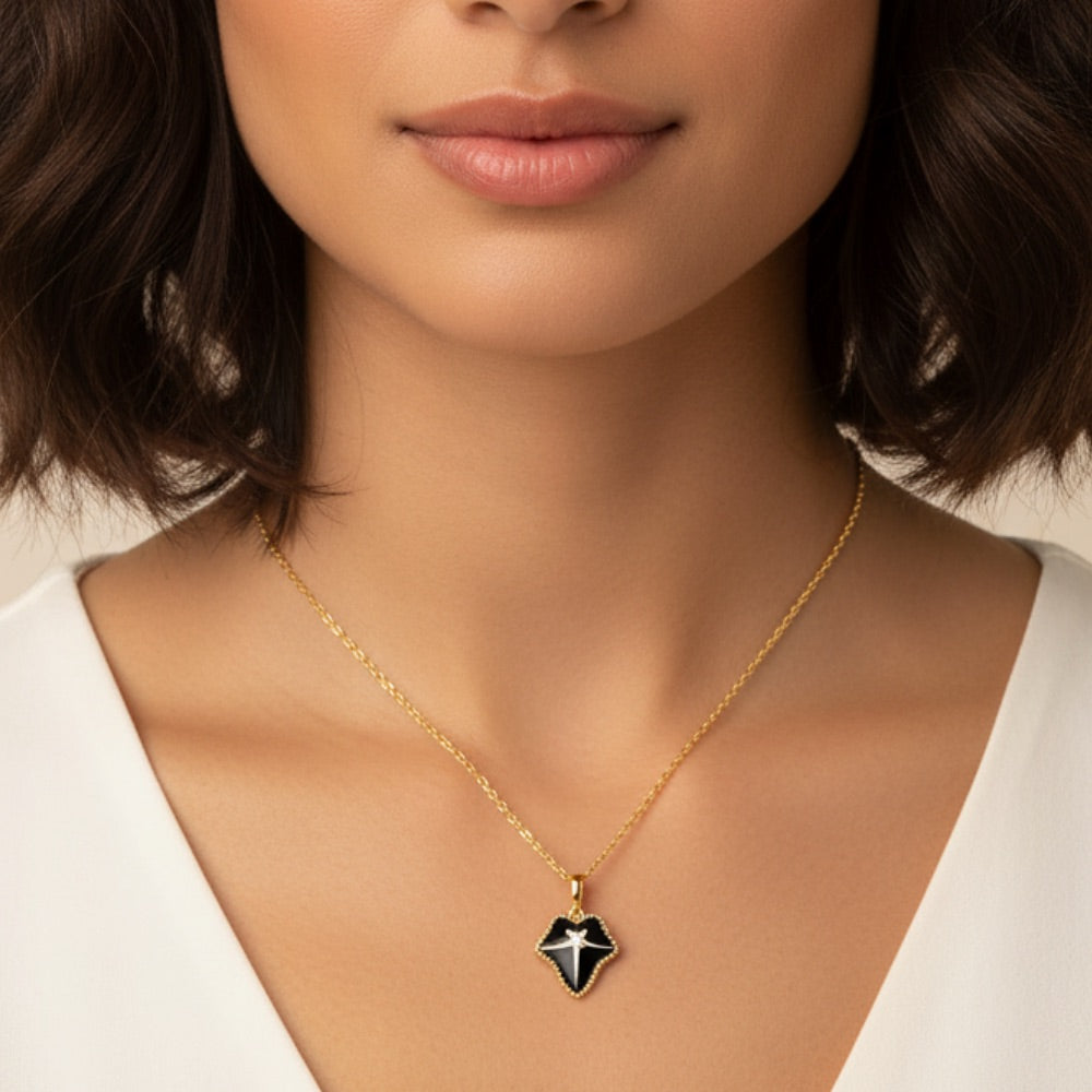 The Pink Box Hadley Jet Pendant