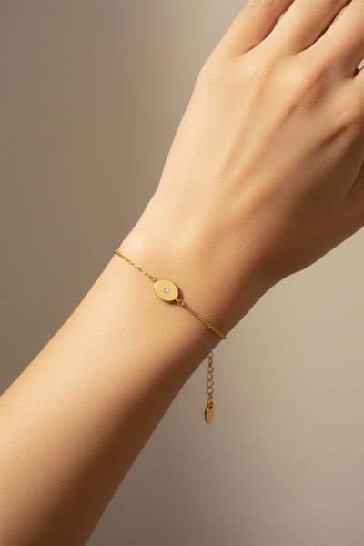 The Pink Box Solitaire Bracelet