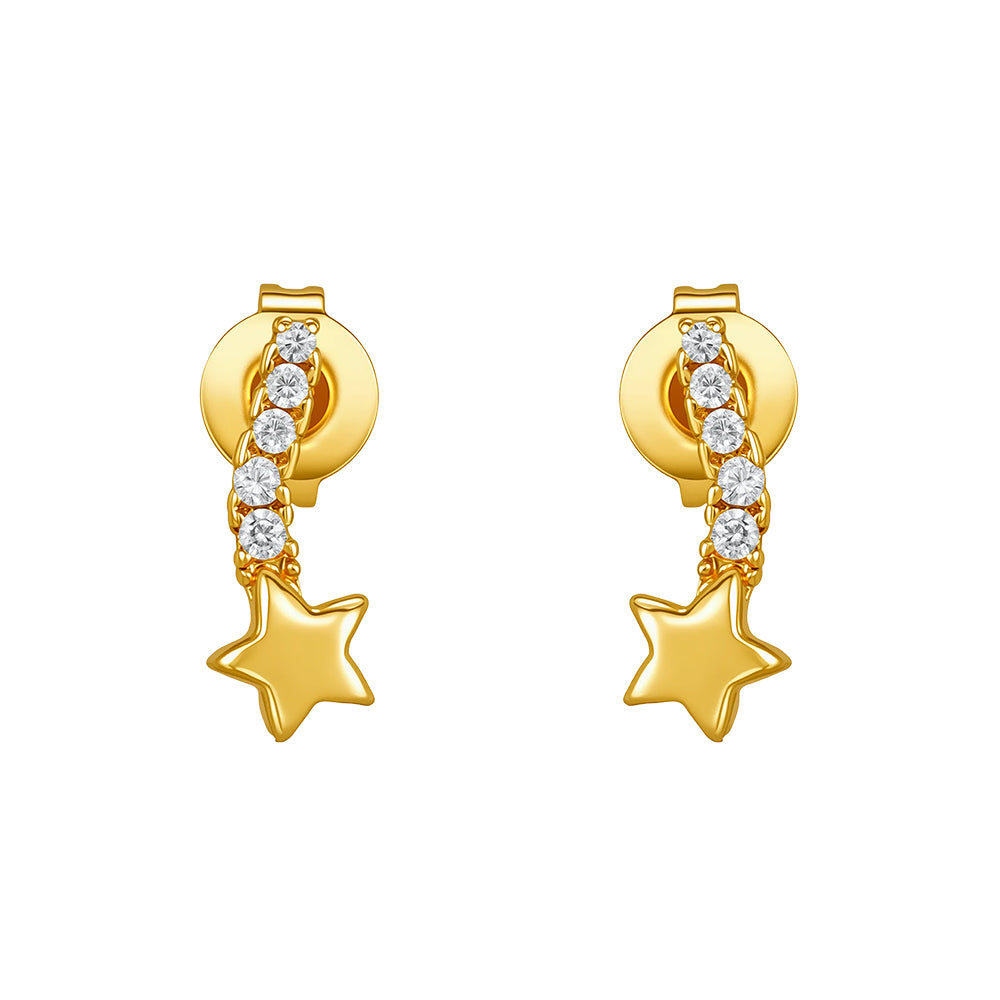 The Pink Box Shooting Star Earrings