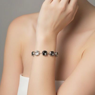 Genevieve Black Diamond Bracelet