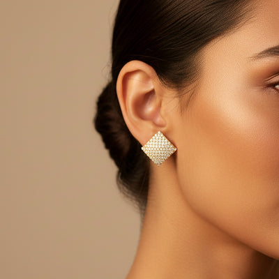 Freya Silver Tones Earrings