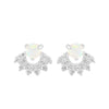 White Opal Style Studs