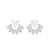White Opal Style Studs