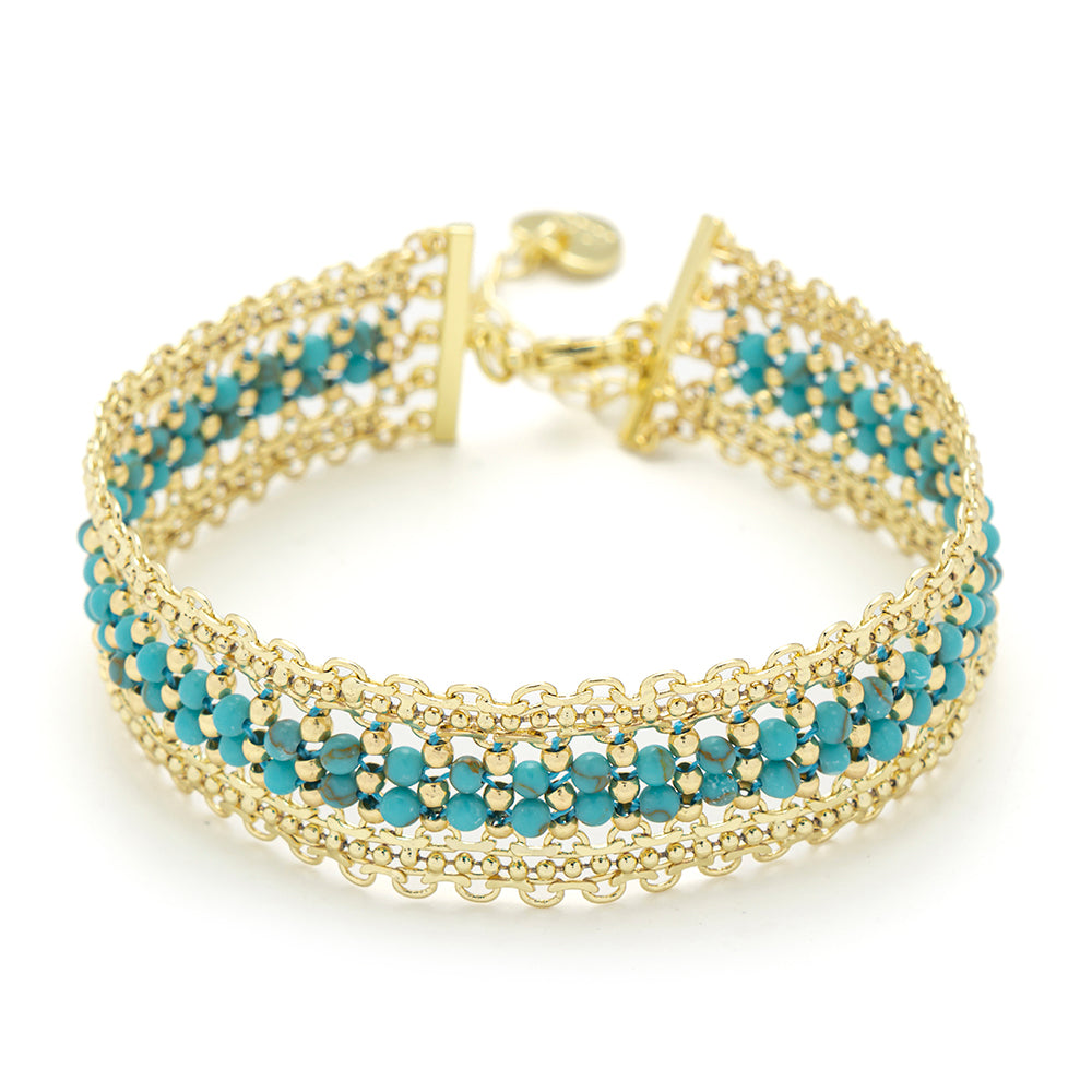 Zelie Turquoise Bracelet