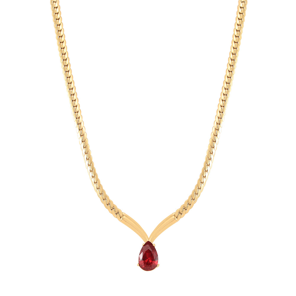 Zora Ruby Necklace