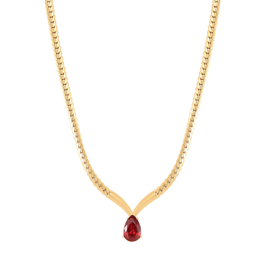 Zora Ruby Necklace